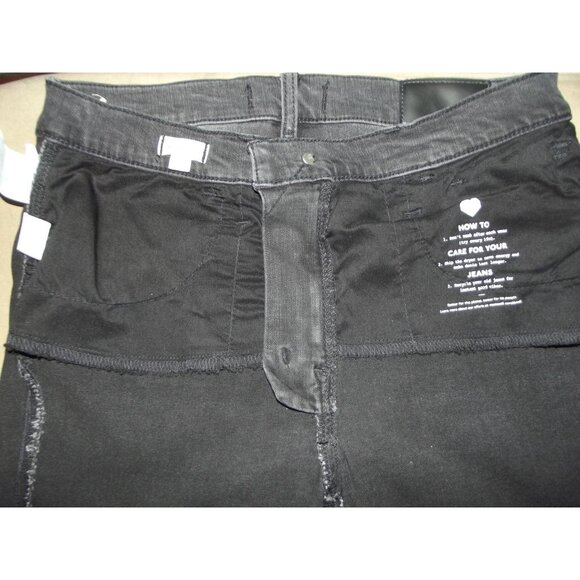 Madewell Roadtripper Jeans Womens 28 Dark Gray Black Ankle Mid Rise Skinny MB385 - Picture 5 of 14